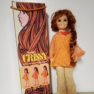 Vintage 1969 Ideal Grow Hair Crissy Doll with Box